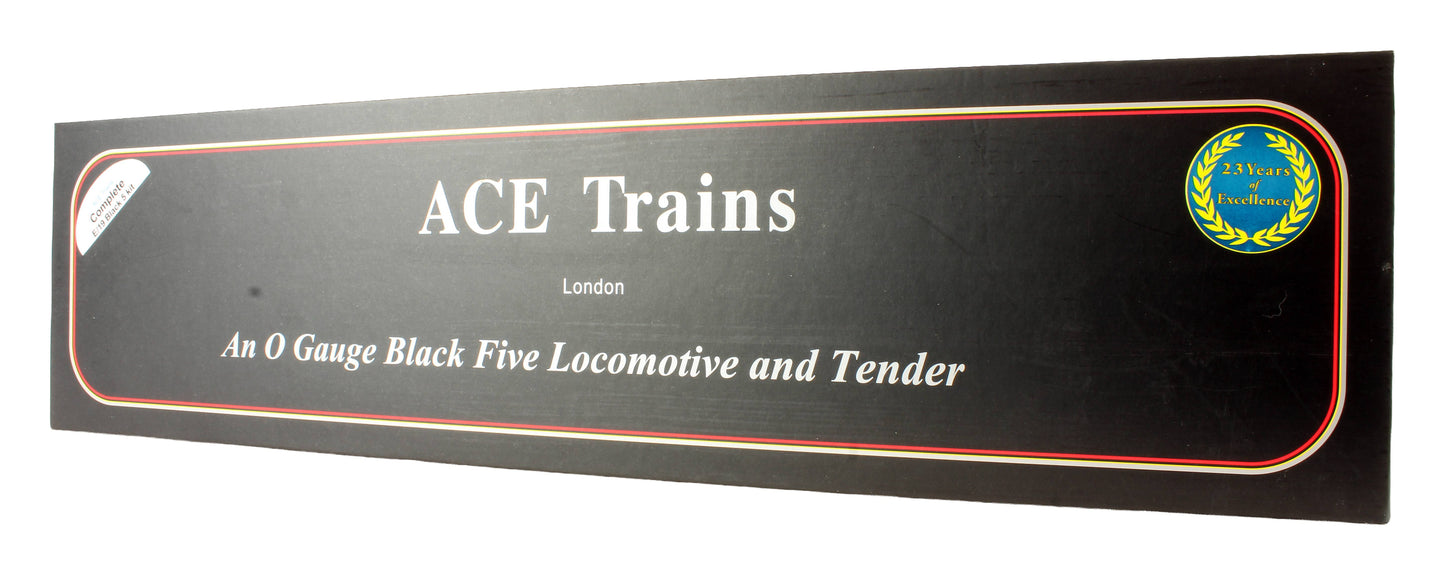 Pre-Owned E/19 Kit Built Satin Black Class Black 5 Steam Locomotive