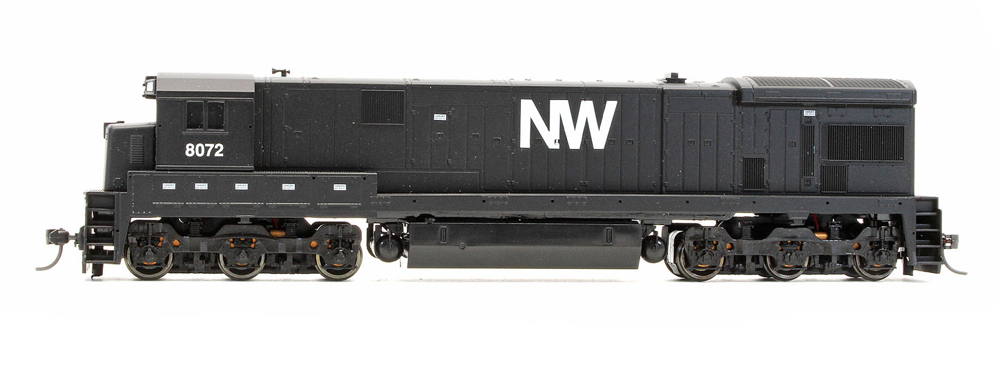 Pre-Owned C30-7 Diesel Locomotive N & W Black - Road #8072