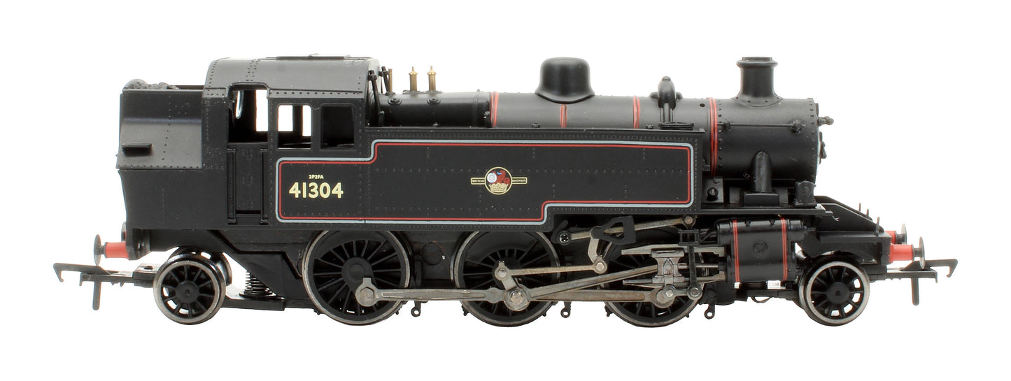 Pre-Owned 31-452C Ivatt 2-6-2 Tank '41304' BR Lined Black Late Crest Steam Locomotive