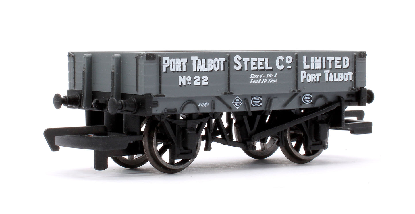 Pre-Owned 10T 3 Plank Wagon No.22 'Port Talbot Steel Co Ltd'