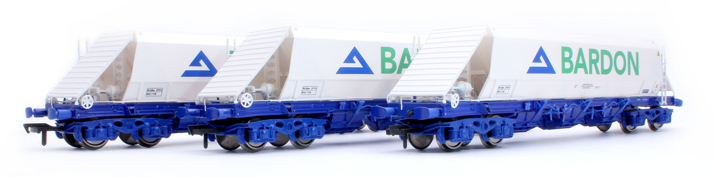 Bardon Aggregates (White and Blue) PHA/JGA Hopper Wagon (Triple)