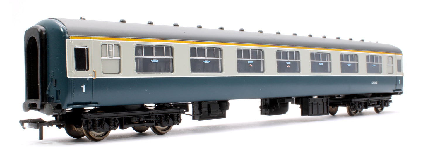 Pre-Owned BR Blue & Grey MK2 1st Class Corridor Coach No.S13393