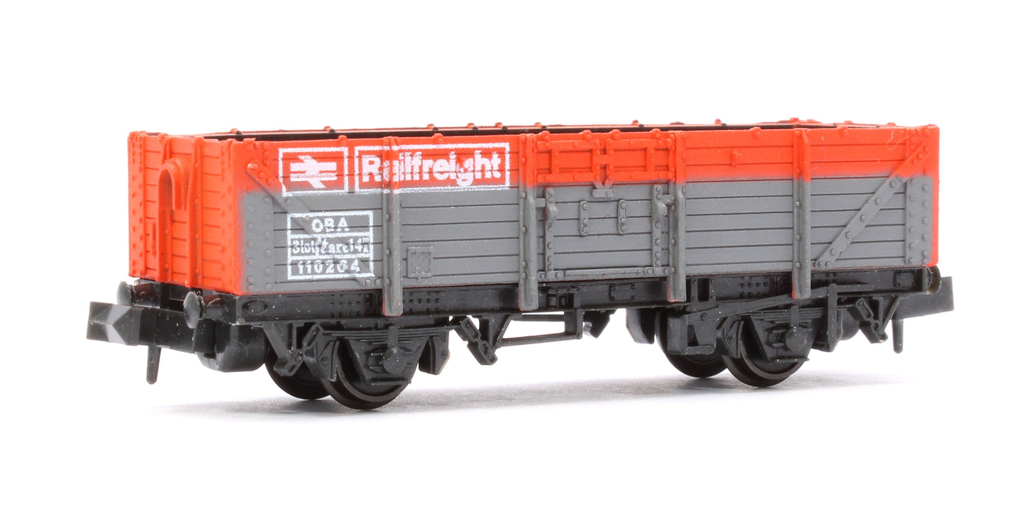 Pre-Owned NR11R Railfreight Open Wagon, BR red/grey, 15ft Wheelbase No.110264