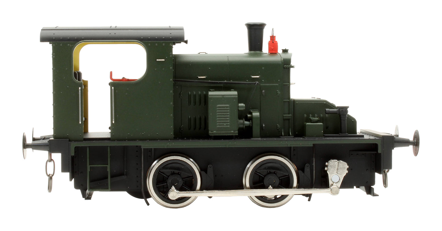 Pre-Owned IOD-UGR Fowler 0-4-0 Unlined Green Diesel Mechanical Locomotive