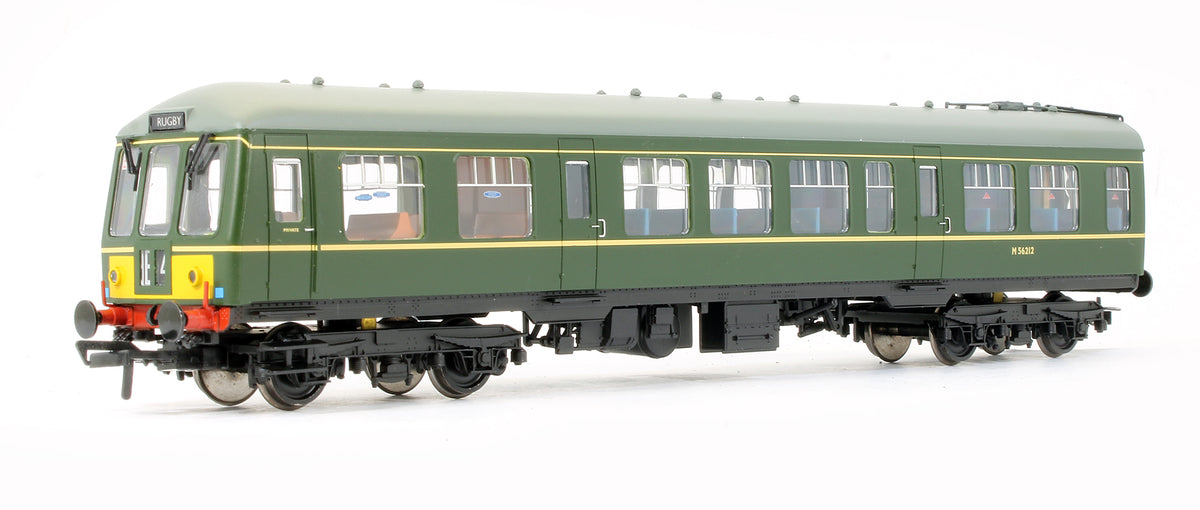 Class 108 Two Car DMU BR Green Yellow Warning Panel