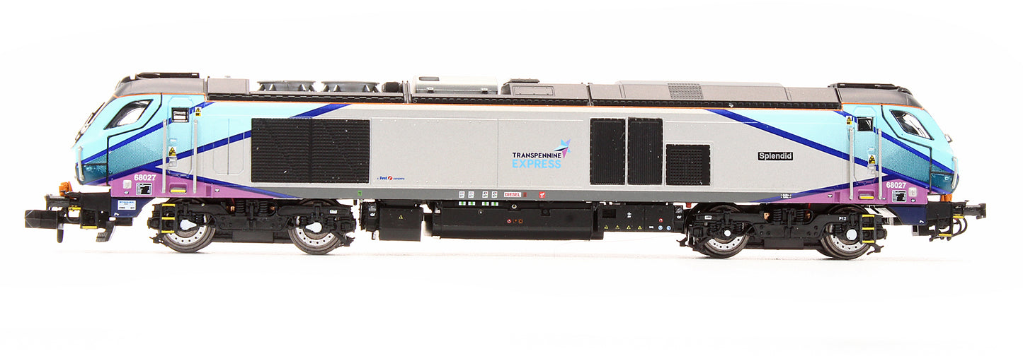 Pre-Owned 2D-022-014 Class 68 Splendid 68027 Transpennine Express Diesel Locomotive