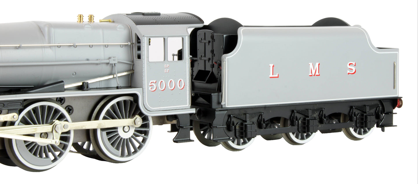 Pre-Owned E19 LMS Workshop Grey Class Black 5 4-6-2 5000 Steam Locomotive
