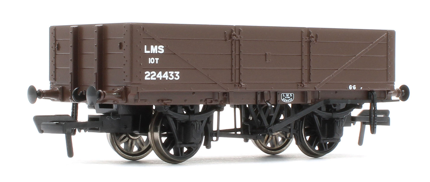 950007 LNWR D84 4-Plank Open LMS Bauxite (post-1936) No.224433