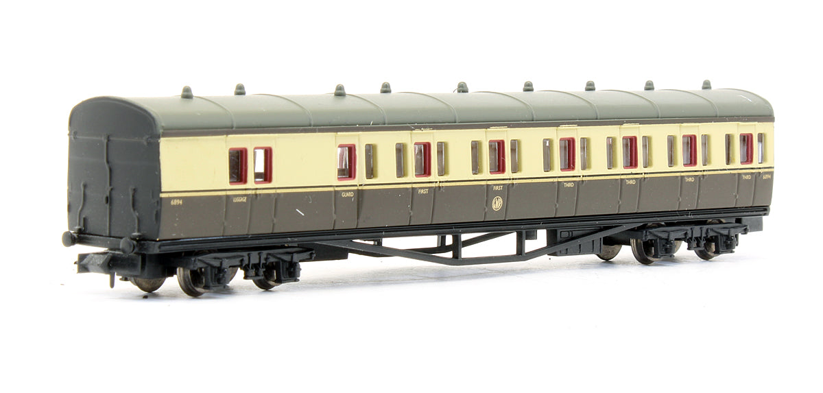 Pre-Owned B Set Coach Pack GWR Chocolate & Cream 6894 & 6895