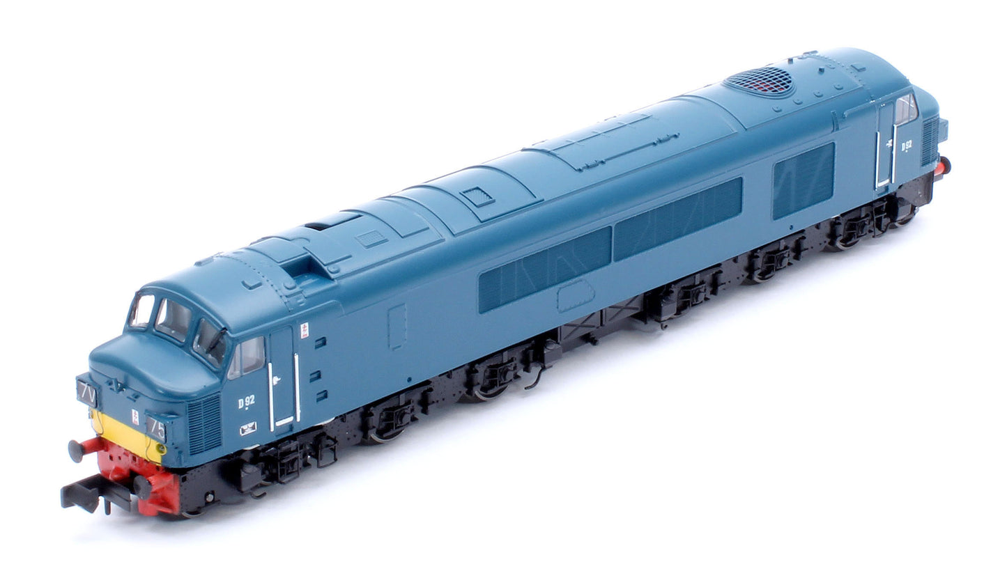 Class 45 D92 BR Early Blue With Small Yellow Panels Diesel Locomotive - DCC Sound