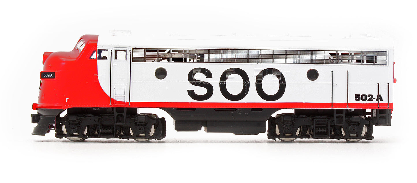 Pre-Owned CB121 MRC F7A Soo Line Diesel Locomotive - Road #502-A