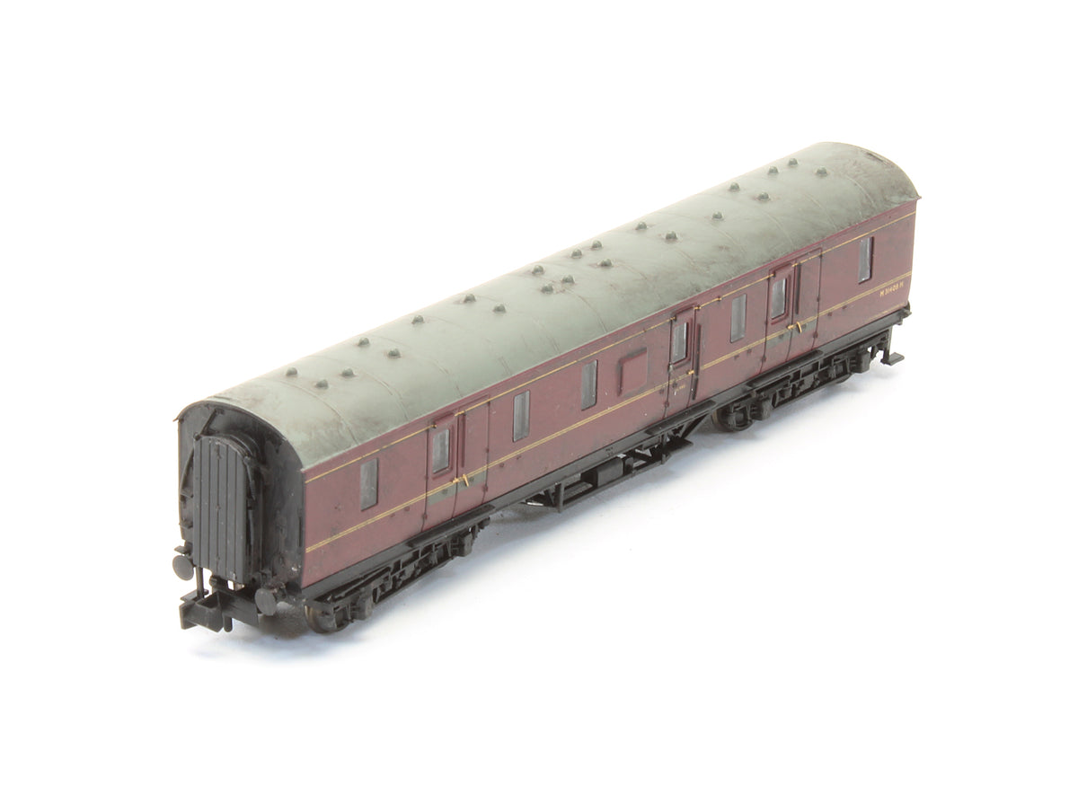 Pre-Owned 50ft EX-LMS Full Brake Coach BR Maroon 'M 31408 M' - Custom Weathered
