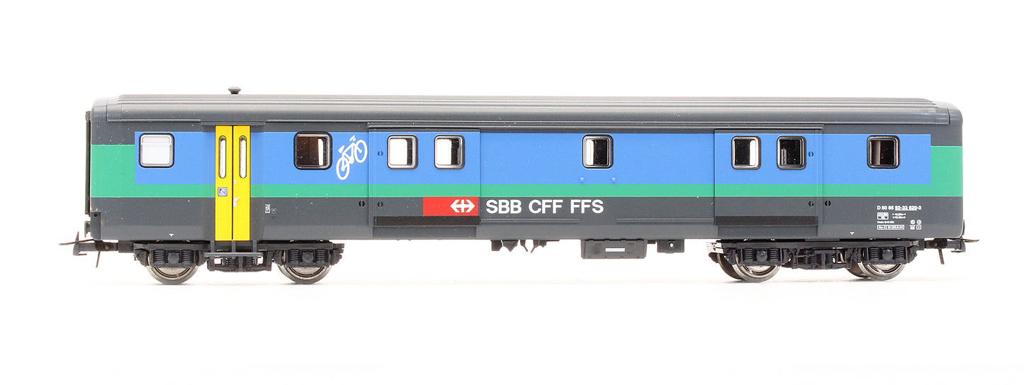 Pre-Owned 74568 SBB CFF FFS Baggage Car D 50 85 92-33 620-2