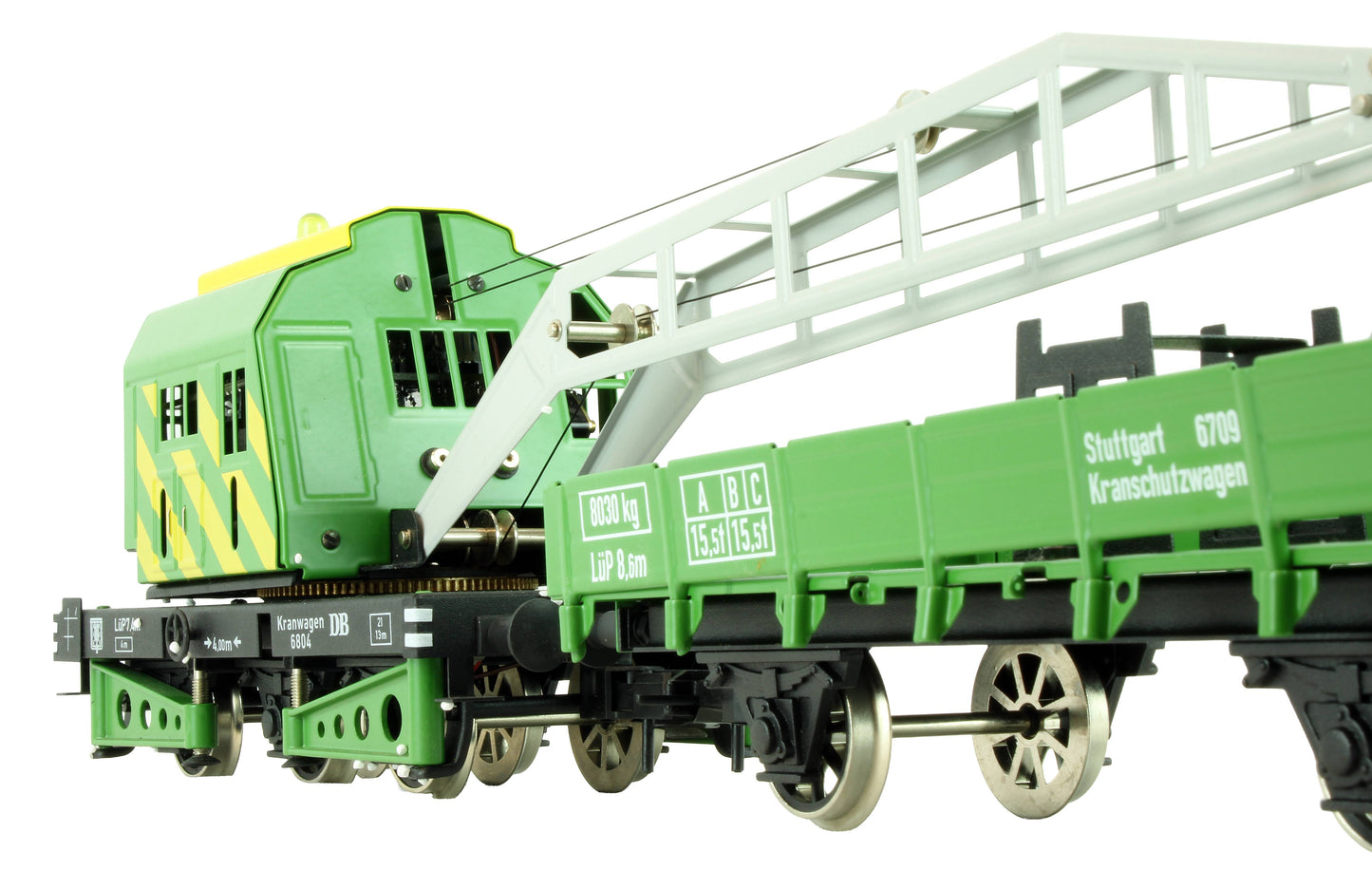 Pre-Owned 54991 DB Green Digitally Controlled Crane Car Set