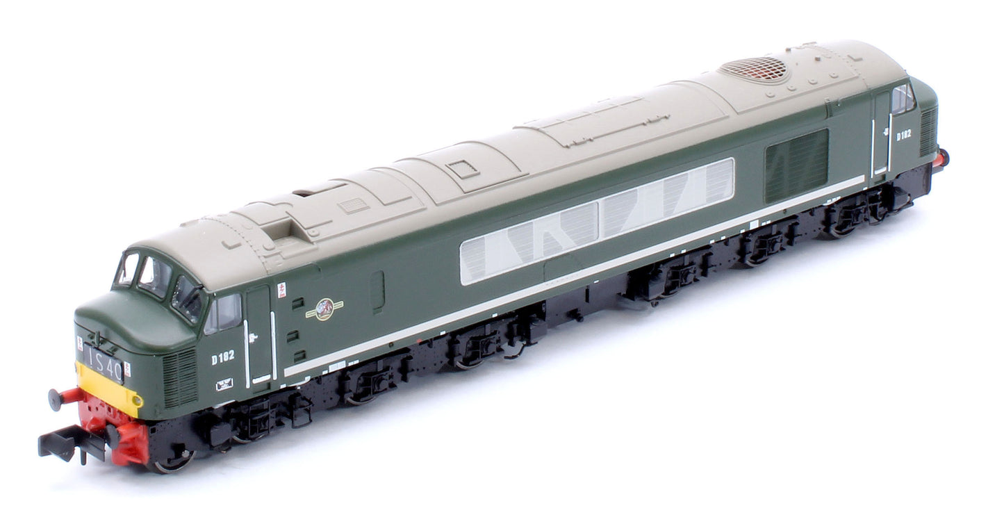 Class 46 D182 BR Green With Small Yellow Panels Diesel Locomotive - DCC Sound