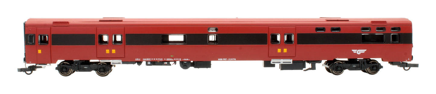 Pre-Owned NMJT 122.203 NSB AB7 1st/2nd Class Passenger Coach '27025'