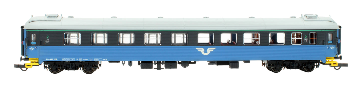 Pre-Owned NMJT 205.401 SJ B5B 2nd Class Passenger Coach '4983'