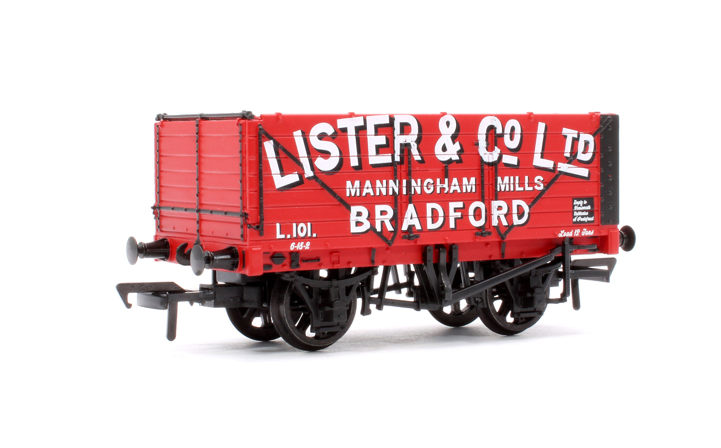 7 Plank End Door Wagon 'Lister & Co. Ltd' Red No.L.101