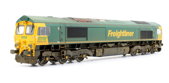 Pre-Owned Class 66543 Freightliner Diesel Locomotive (Renumbered & Custom Weathered)