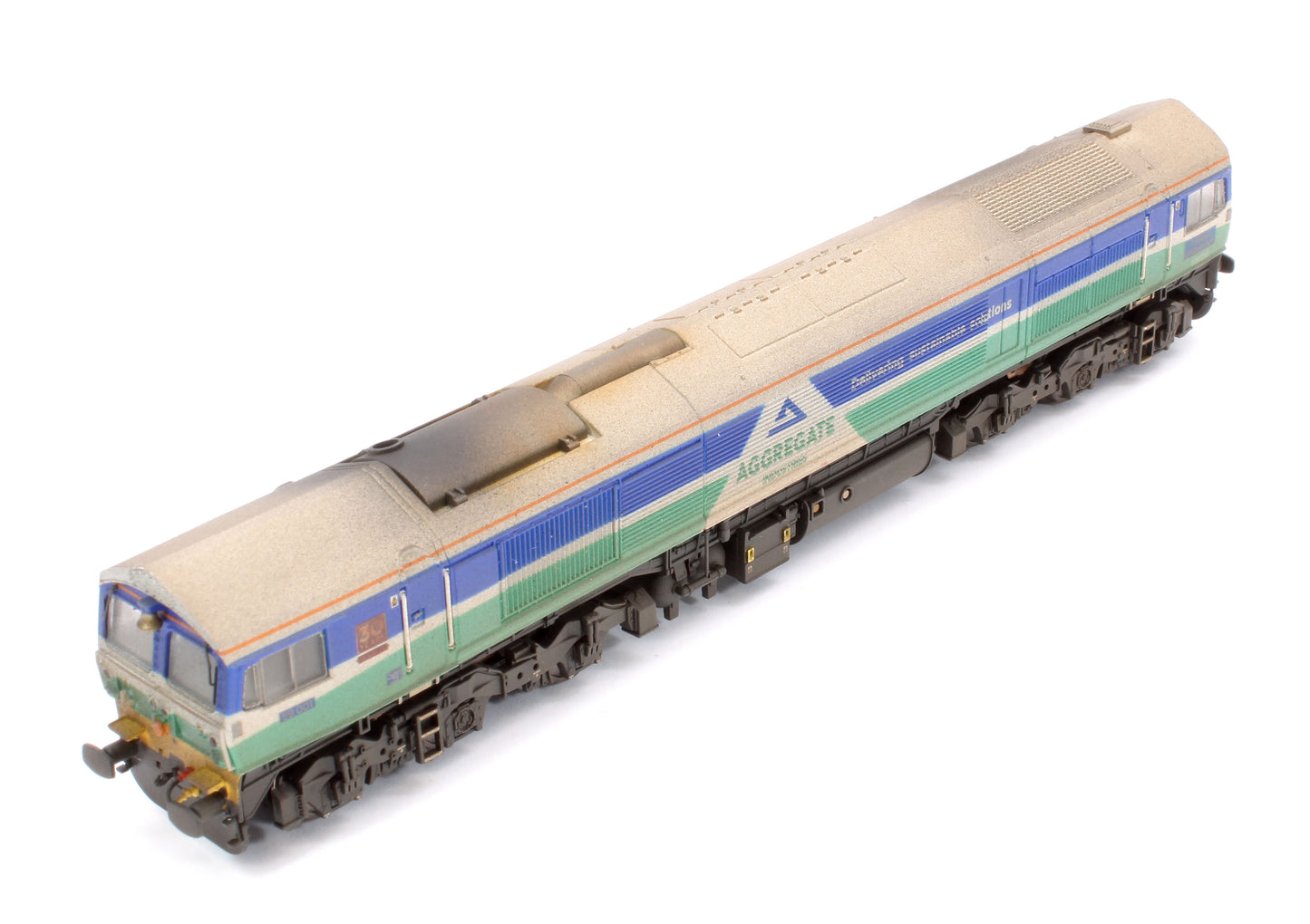 Custom Weathered Class 59 59001 Aggregate Industries Yeoman Endeavour Diesel Locomotive