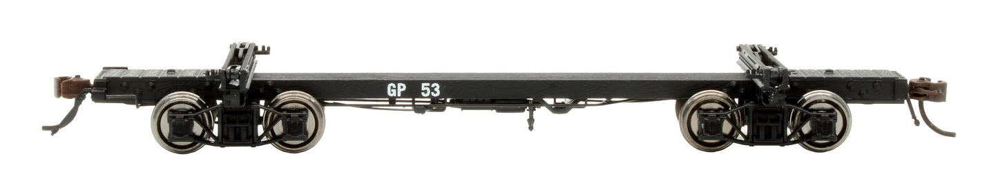 Pre-Owned HR6018 Georgia-Pacific 38ft Skeleton Log Car 2-Pack