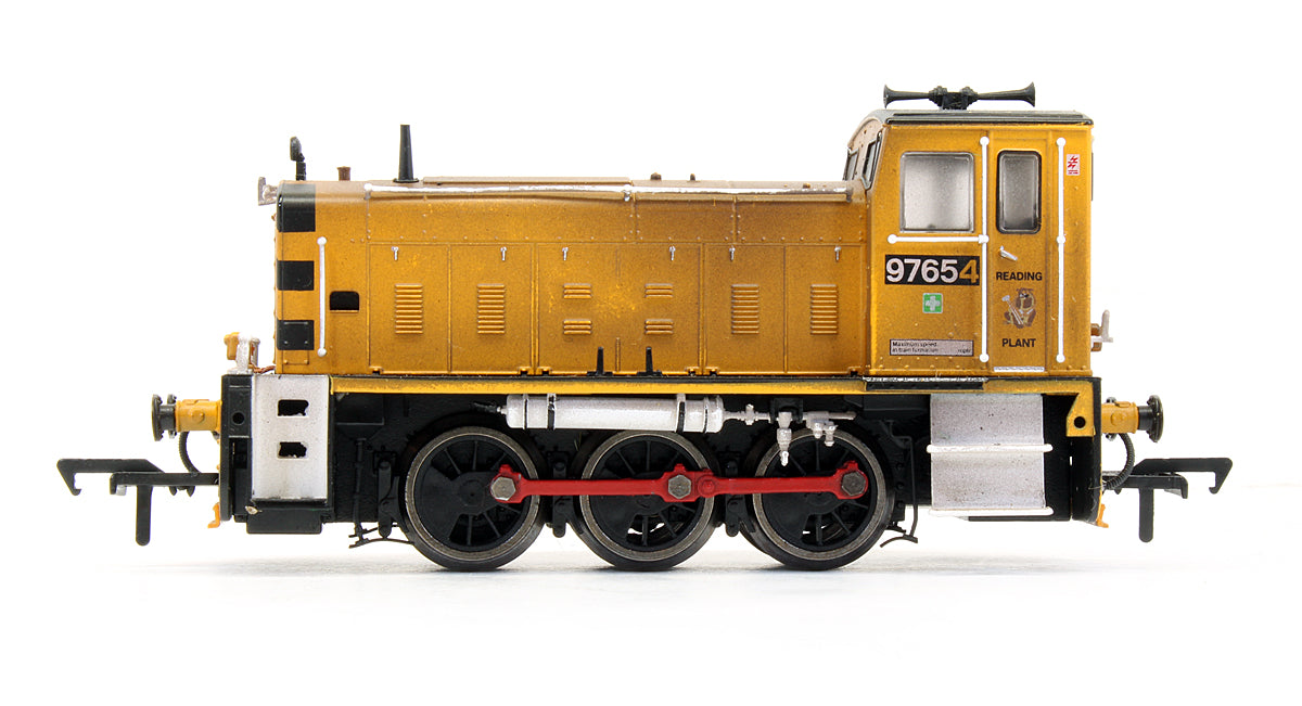 Pre-Owned BR Civil Engineers Yellow Ruston 165DE 97654 Diesel Locomotive - Weathered