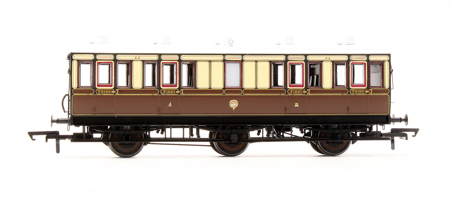 Pre-Owned H4-6CL-101 6 Wheel Composite Lavatory (1st/3rd) 42 In GWR Chocolate & Cream