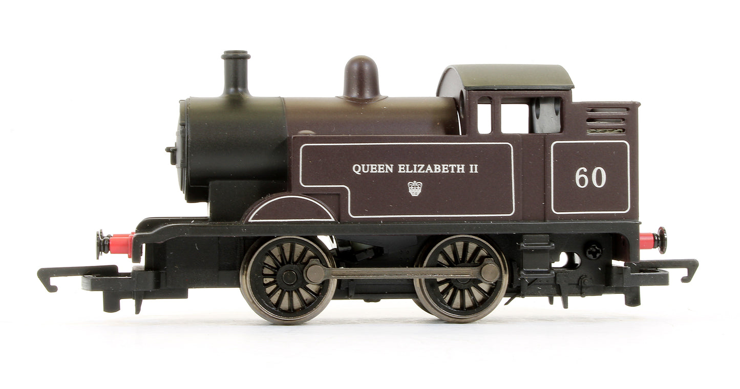 Pre-Owned R3091 Queen Elizabeth II 0-4-0 #60 Steam Locomotive (Hornby Collector Club Loco)
