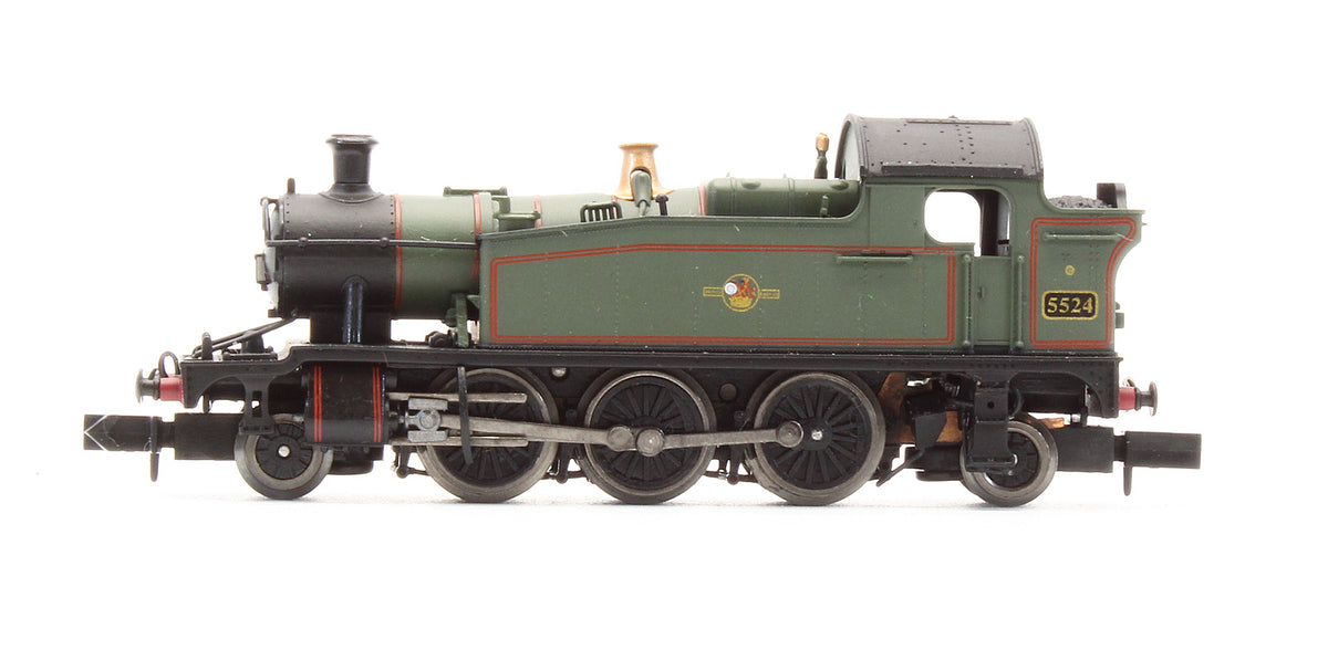 Pre-Owned BR Lined Green 2-6-2 '5524' Slope Tank Steam Locomotive