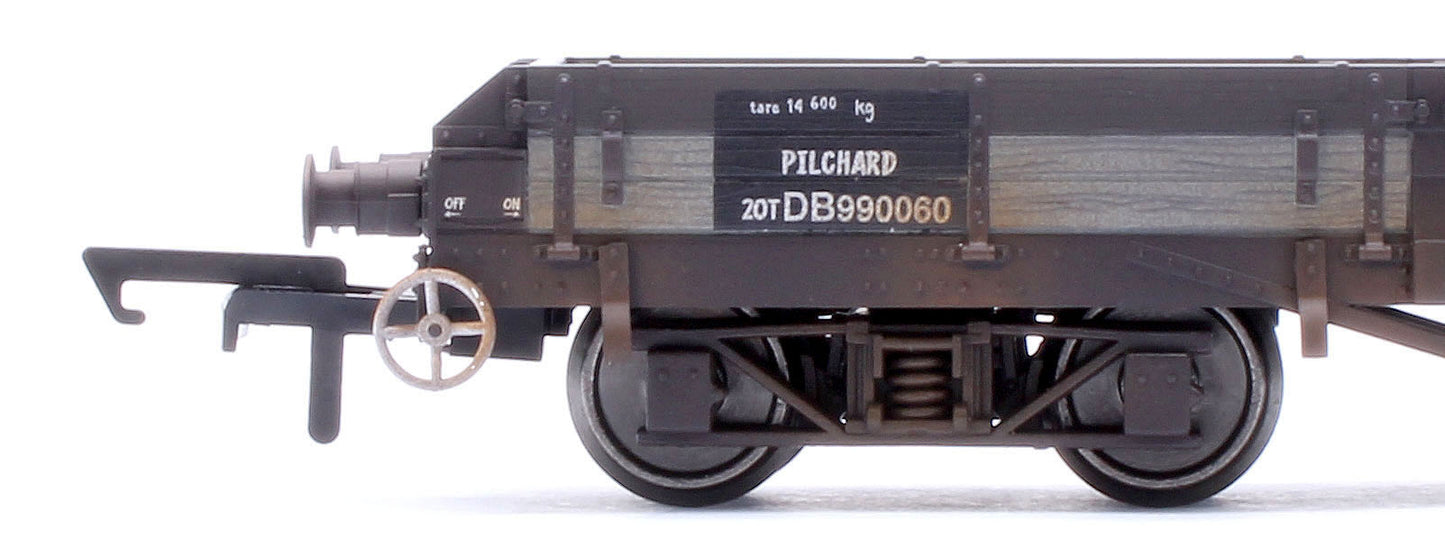 Pilchard Wagon - BR DB990060 - Weathered