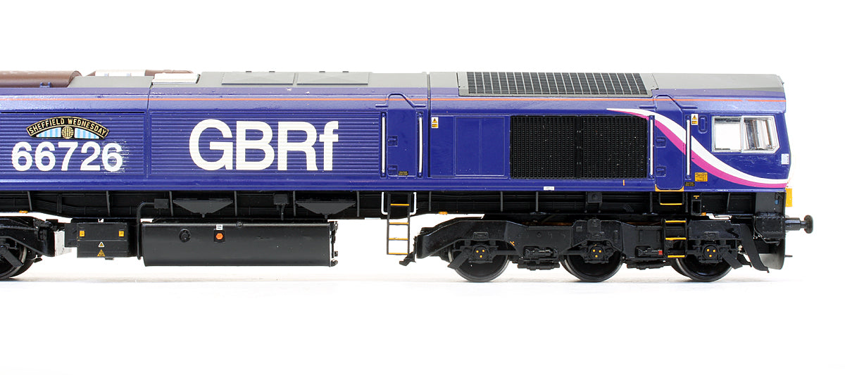 Pre-Owned Class 66726 First/GBRf 'Sheffield Wednesday' Diesel Locomotive - Renamed & Numbered