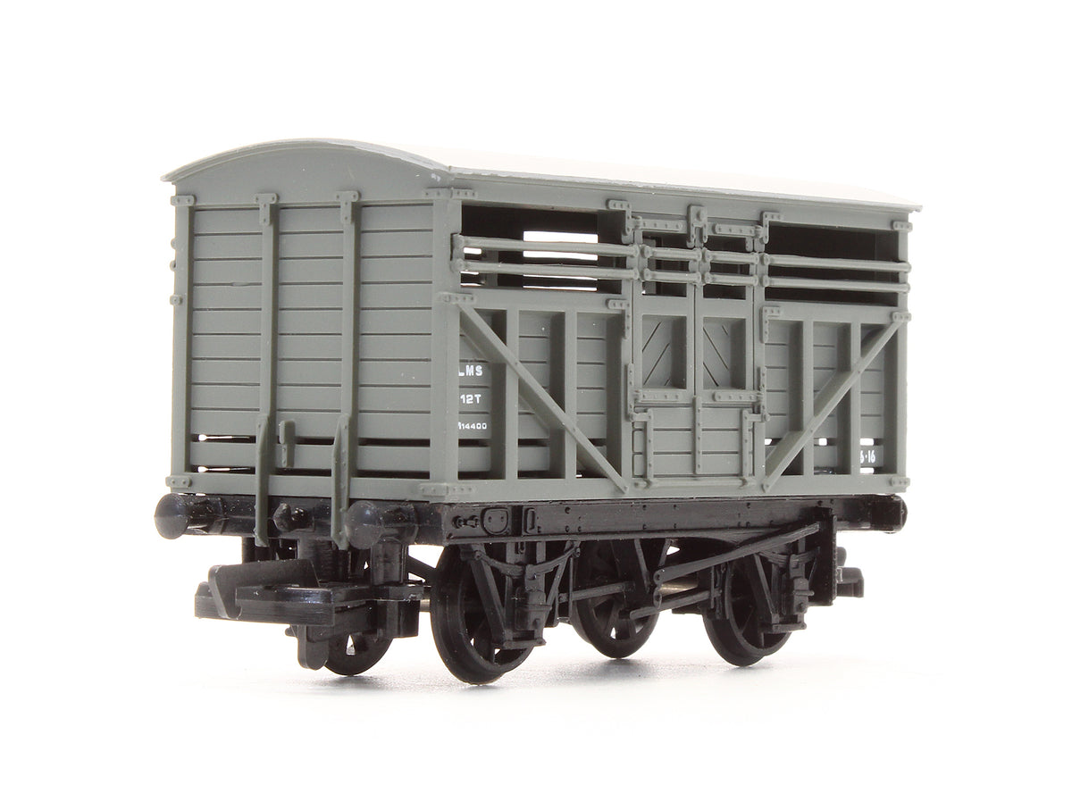 Pre-Owned 33-652 12T Cattle Wagon LMS Grey M14400
