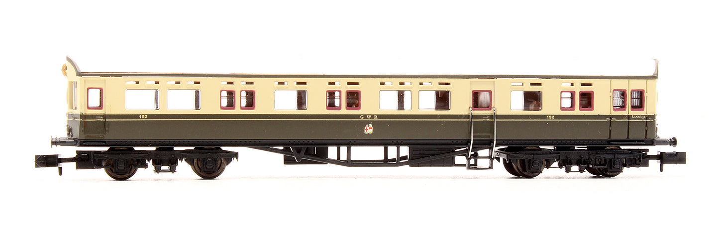 Pre-Owned 2P-004-005 Autocoach GWR Chocolate & Cream '192'
