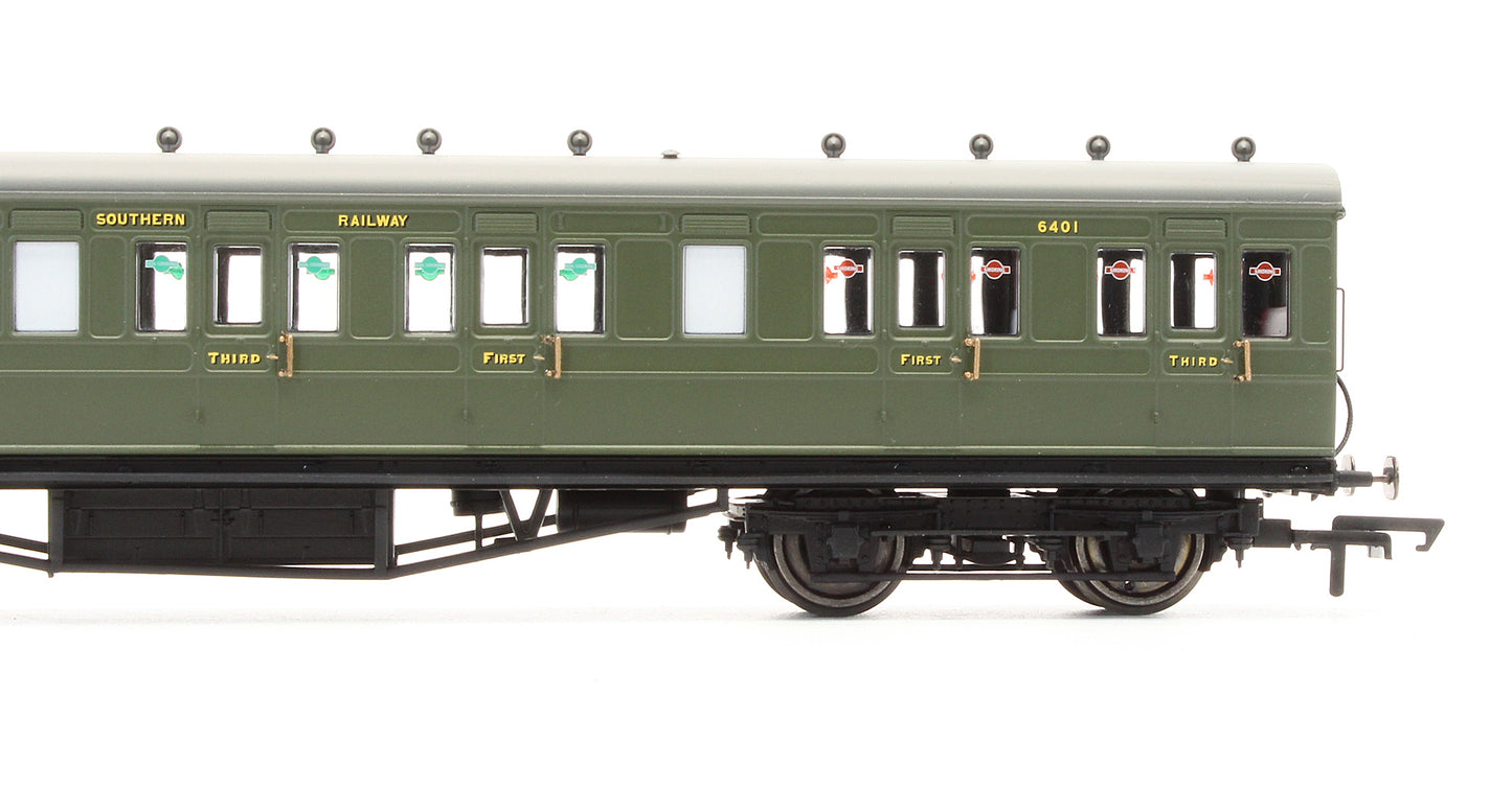 Pre-Owned SR Ex-LSWR Non-Corridor Brake Composite (Diag 418) Coach '6401' Set 42