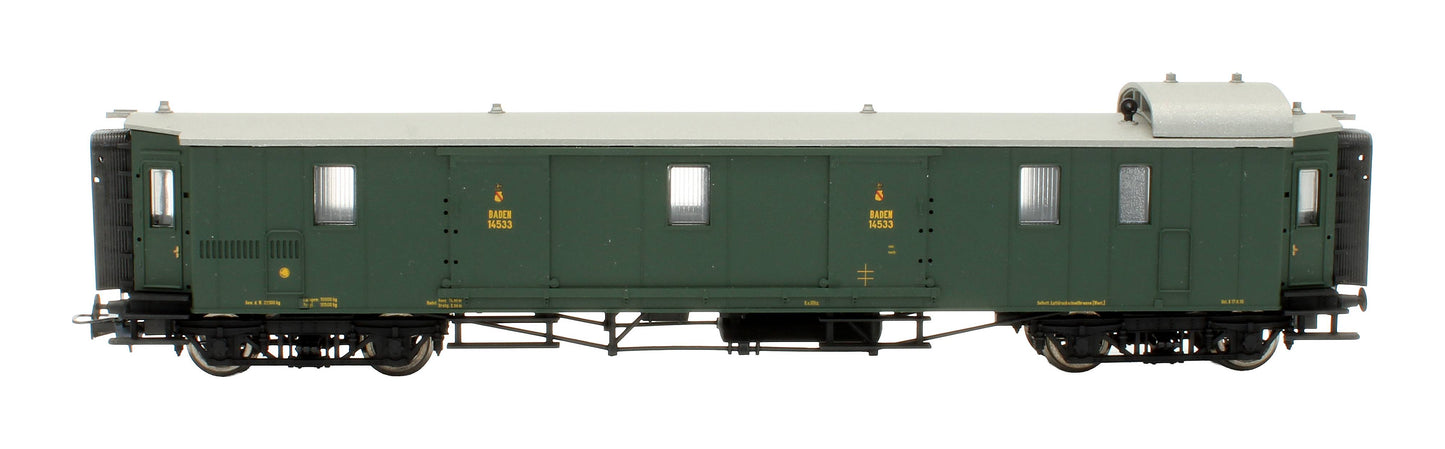 Pre-Owned L384900 Baden State Railway Green Express Train Luggage Van '14533'