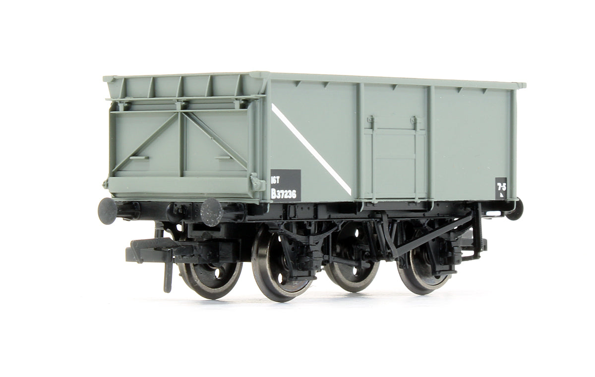 Pre-Owned 37-250E 16T Steel Mineral Wagon Without Top Flap Doors BR Grey 'B37236'