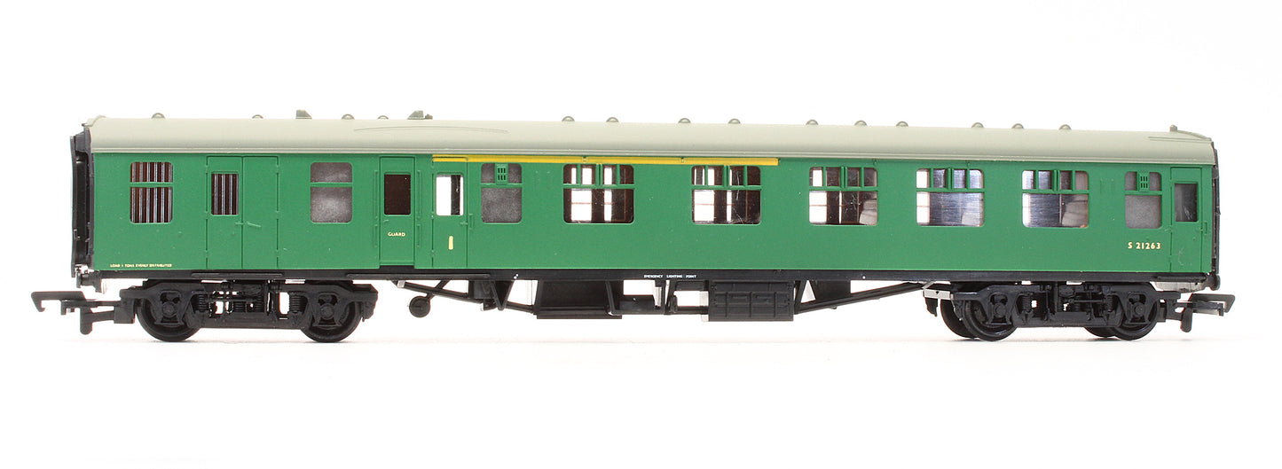 Pre-Owned 12141 MK1 Brake Corridor Composite Coach BR Green 'S 21263'