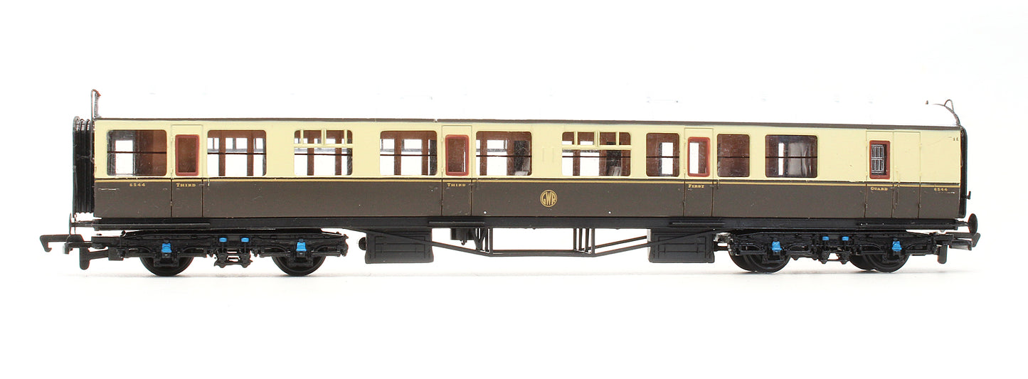 Pre-Owned 12041 60' Collett Brake 1st / 3rd GWR Chocolate & Cream '6544'