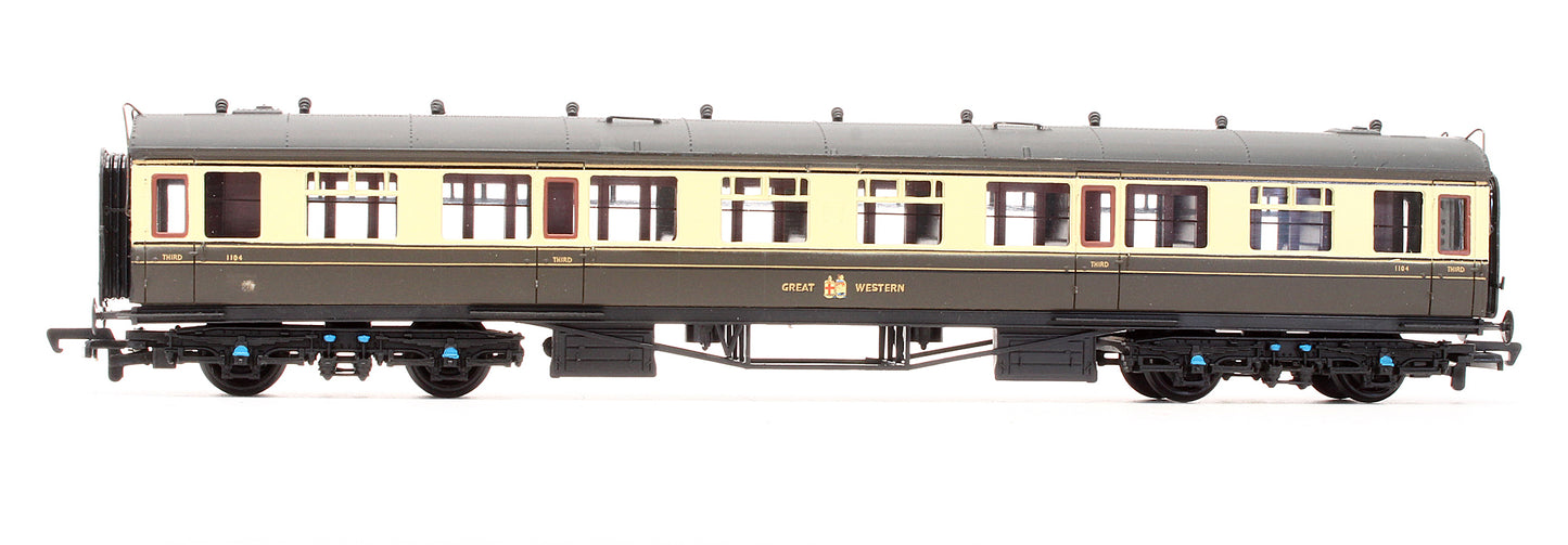 Pre-Owned 34-050A Collett 60' 3rd Coach GWR Chocolate & Cream '1104'