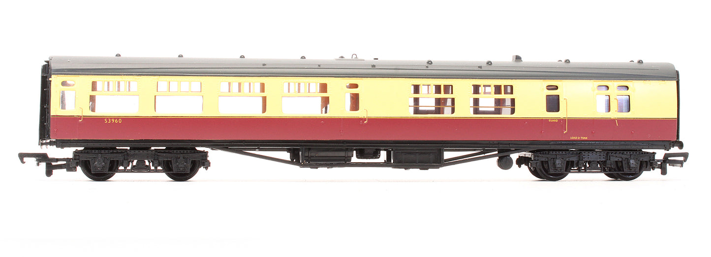 Pre-Owned 34-502 63ft Bulleid Corridor / Open Brake 2nd Coach BR Crimson & Cream 'S3960'