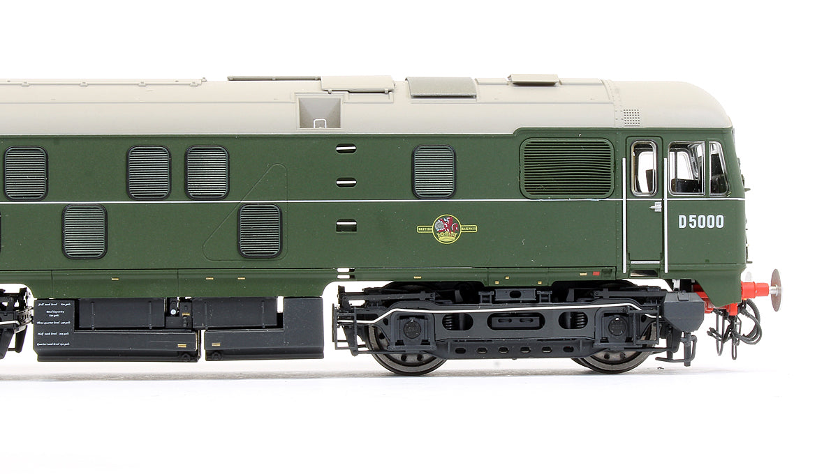 Pre-Owned D5000 BTC Early Green With Waist Band Diesel Locomotive - DCC Sound