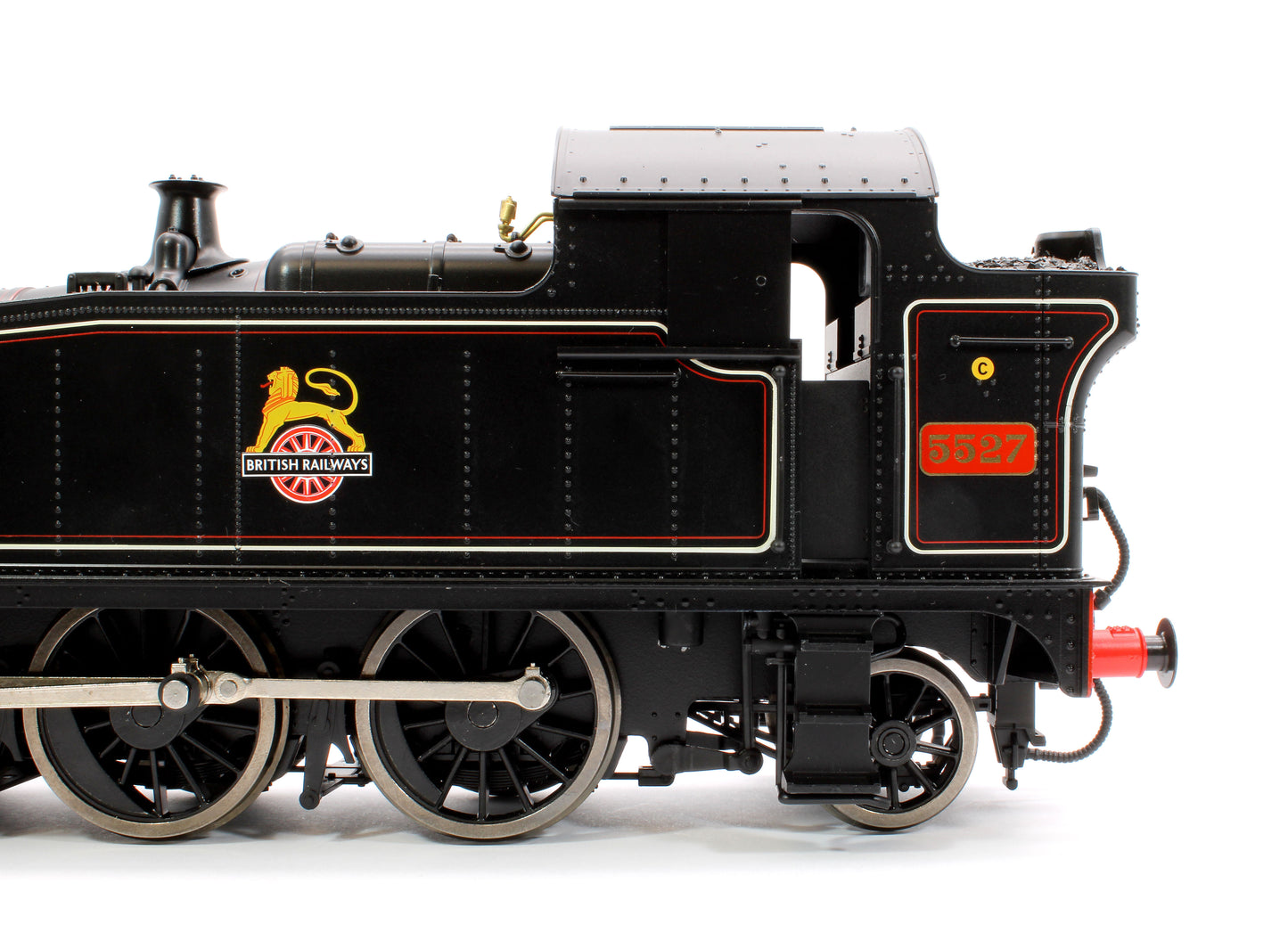 Class 55xx 2-6-2 BR Early Crest BR Lined Black 5527 Steam Locomotive - DCC Sound Fitted