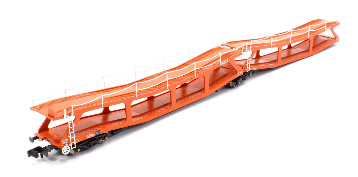 Quad Set Cartic-4 Car Carrier - Silcock and Collings Orange (Set A)