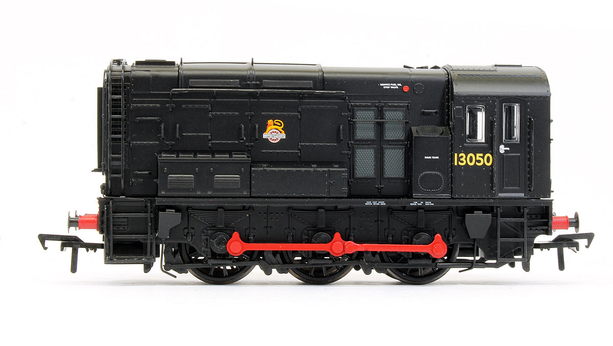 Pre-Owned 32-114A Class 08 13050 BR Black Early Emblem Diesel Shunter Locomotive