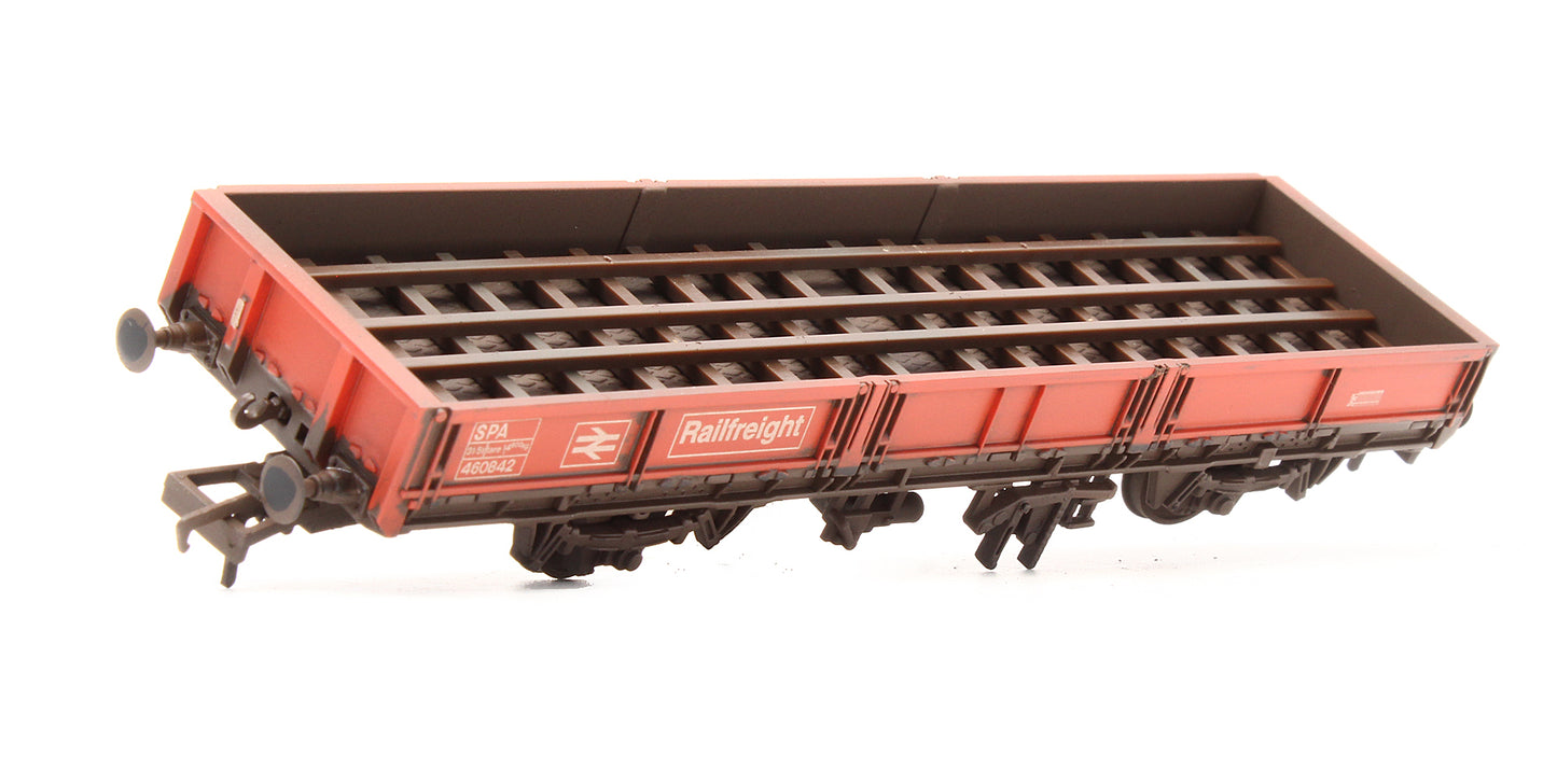 Pre-Owned E87034 BR SPA Open Wagon BR Railfreight Red 460842 - Custom Weathered