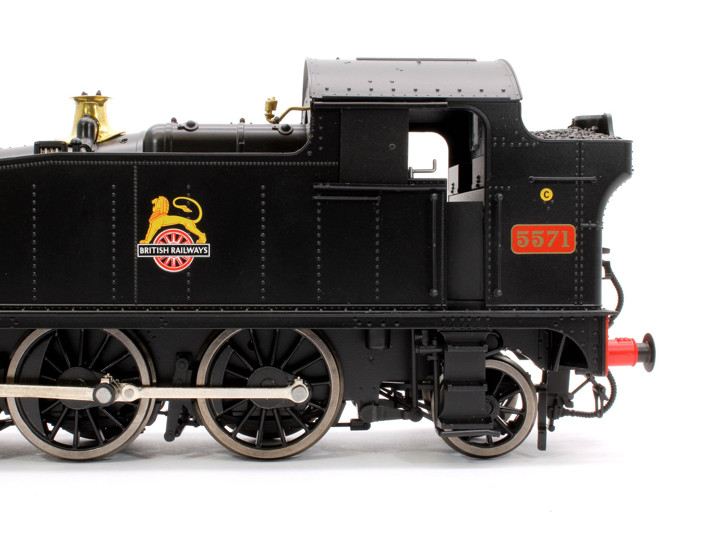 Class 55xx 2-6-2 BR Early Crest BR Black 5571 Steam Locomotive