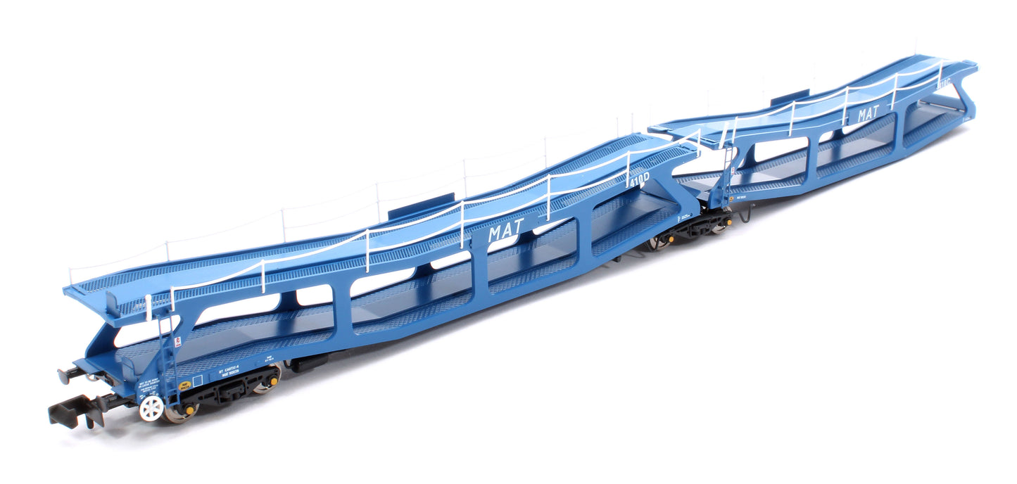 Quad Set Cartic-4 Car Carrier - MAT-Transauto Blue (Set B)