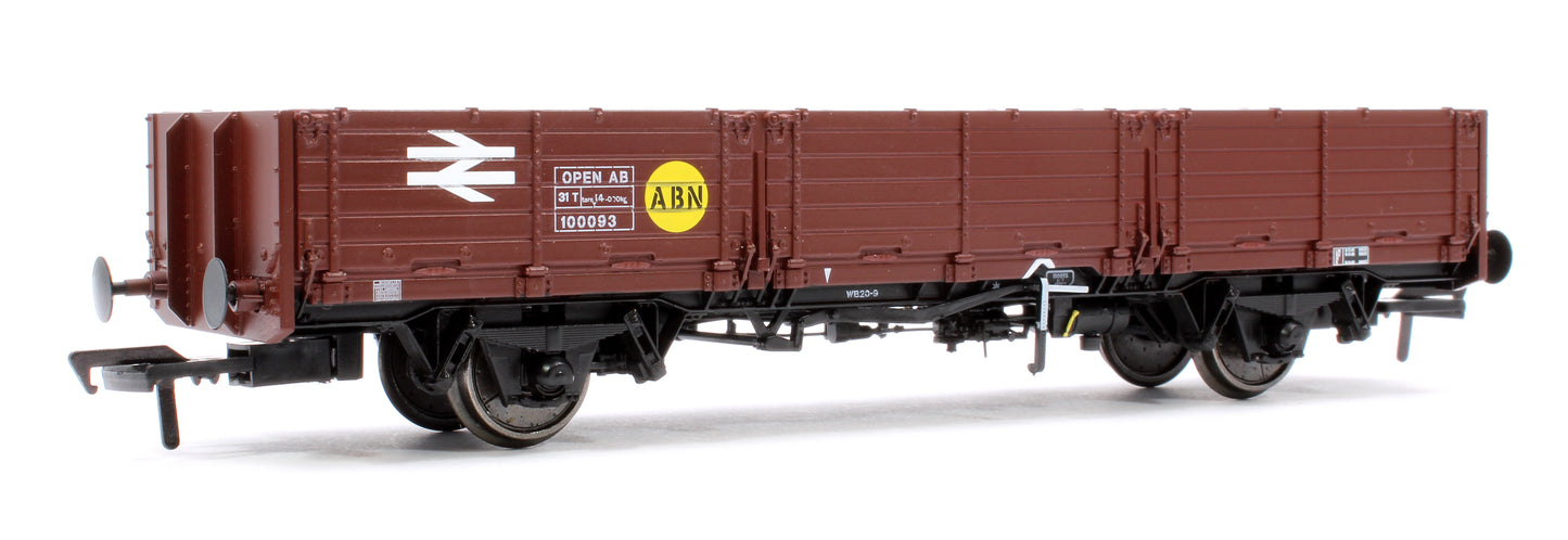 BR ‘Open AB’ OAA Wagon No. 100093, BR bauxite, yellow ‘ABN’ spot