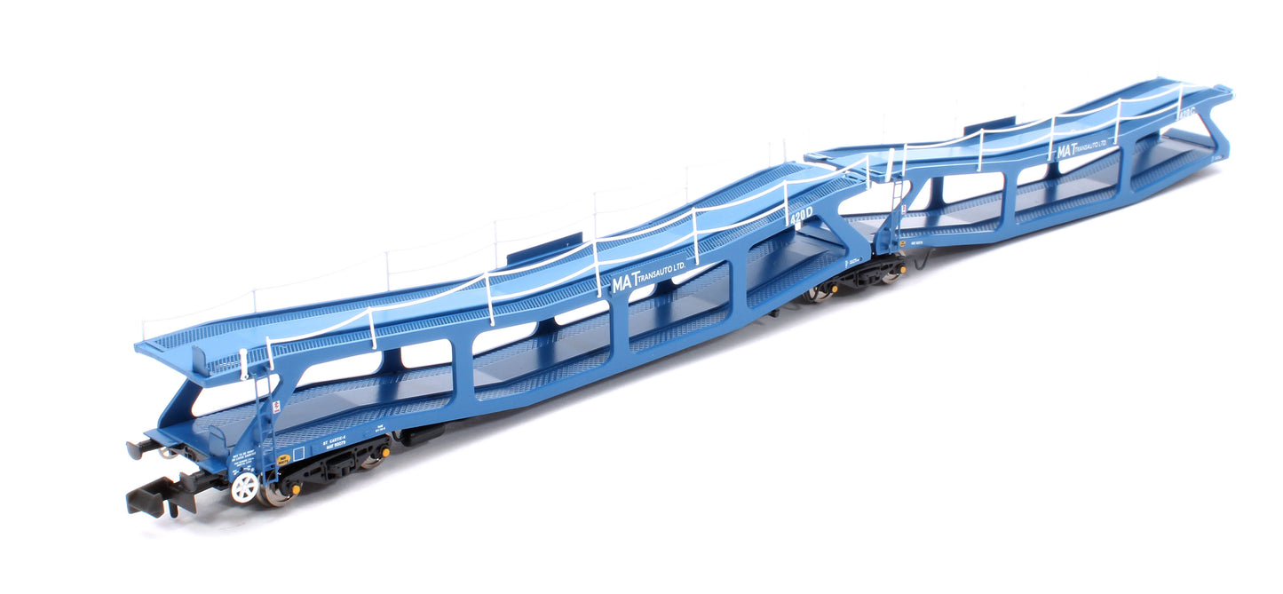 Quad Set Cartic-4 Car Carrier - MAT-Transauto Blue (Set A)