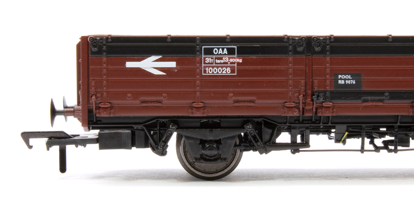 BR ‘Open AB’ OAA Wagon No. 100026, BR bauxite, Corpach pool, patched finish